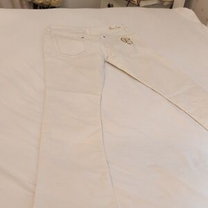 Guess Women's Off-White Straight Leg Jeans